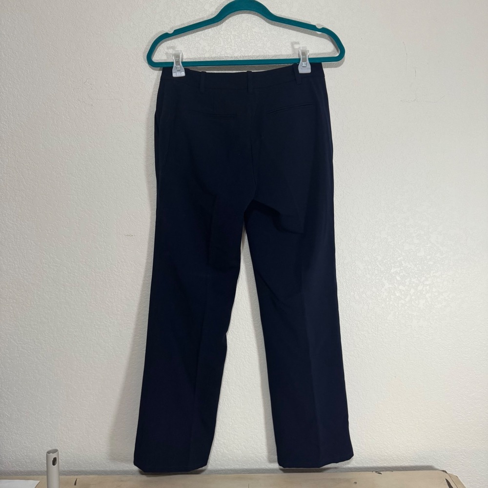 Calvin Klein Women Navy Blue Straight Leg Dress Pants‎ Size 2